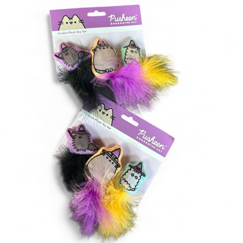 Pusheen Halloween Cat Toys set 2 NEW